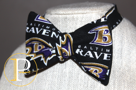 Baltimore Ravens Bowtie Pursuit By Ivery