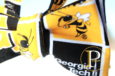 Cheer on Your Team Georgia Tech Bowtie Pursuit By Ivery
