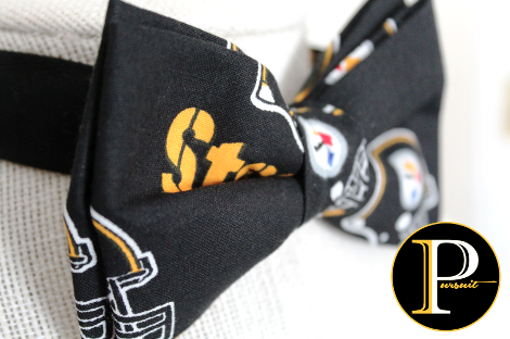 Cheer on Your Team Steelers Bowtie Pursuit By Ivery