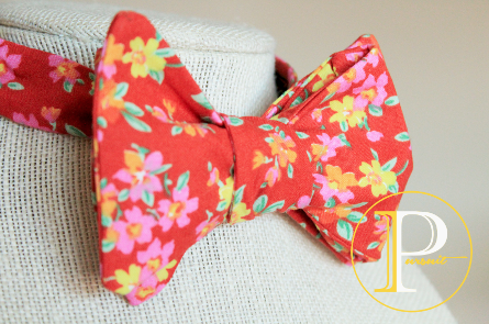 Bouvardia Orange Floral Pursuit By Ivery Bowtie
