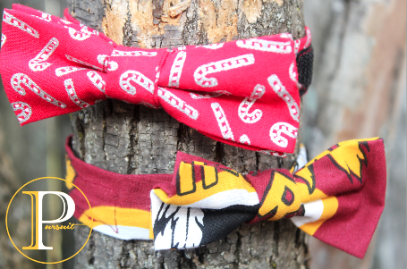 Christmas Bowtie / Redskins Children bow tie